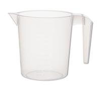 Orsina Clear Measuring Jug With 1300ml Capacity, Modern Plastic Jug With Embossed Scale, Transparent Measuring Tool Orsina Clear