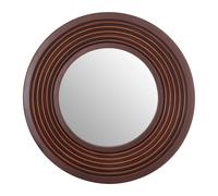 Orsina Cocoa Wall Mirror in Brown Orsina Brown