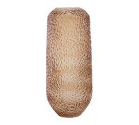 Colbie Large Embossed Amber Glass Vase
