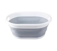 Orsina Collapsible Grey White Large Laundry Basket