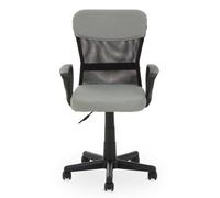 Premier Housewares Stratford Black and Grey Home Office Chair