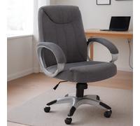 Orsina Comfortable Grey Home Office Chair, Ergonomic Work From Office Chair, Movable Ergonomic Chair For Bedroom Orsina Grey