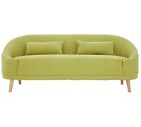 Orsina Comfortable Linen Sofa, Contemporary Seater Sofa For Livingroom, Stylish Mid Century Sofa For Bedroom in Green Orsina Green