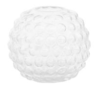 Orsina Compact Large Round Glass Vase, Functional Round Pottery Vase, Stylish & Elegant Glass Vase For Flowers in Clear Orsina Clear