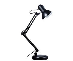 Orsina Comtemporary Black Desk Lamp, Modern And Timeless Design Bedside Table Light, Sleek Lamp On Livingroom Table