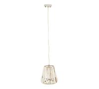 Orsina Cone Pendant Light with Geometric Glass Shade, Chrome Frame Crystal Ceiling Light, 1 Bulb Boutique Light in Silver Orsina Silver