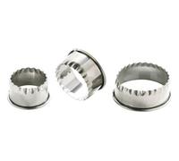 Premier Housewares Interiors By Premier Contemporary 3Pc Pastry Cutters, Simple To Use Biscuit Cutters, Dishwasher Safe Pastry Cutters For Kitchen