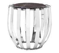 Orsina Contemporary Black Marble Side Table, Durable Side Table By Couch For Livingroom, Strong Bedside Table Orsina Black