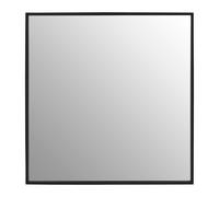 Orsina Contemporary Black Small Square Wall Mirror, Reflective Wall Mirror, Versatile Antique Mirror for home Orsina Black