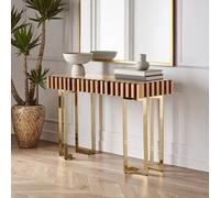 Orsina Contemporary Design Console Table For Dining Area, Spacious Table For Outdoor Patio, Modern Hall Table