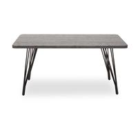 Orsina Contemporary Design Dining Table, Minimalist Dining Table For Dining Room, Durable Dining Table For Dinner in Grey Orsina Grey
