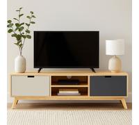 Orsina Contemporary Design Media Unit, Durable MDF Constructed Modern TV Cabinet, Functional Sleek Media Unit Orsina Multicolor