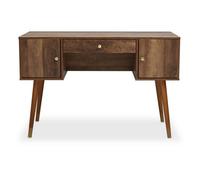Frida Desk with Two Doors and One Drawer, Brown