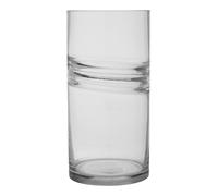 Orsina Contemporary Design Vase, Easy To Assemble Flower Ceramic Vase, Compact & Lightweight Vase For Flowers in Clear Orsina Clear