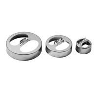 Premier Housewares Bygone Cookie Cutters - Set of 3, Stainless Steel