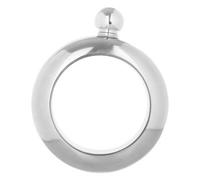 MIMO SILVER FINISH BIJOUX HIP FLASK