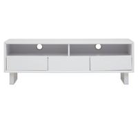 Orsina Contemporary White High Gloss Media Cabinet | Gloss Finish TV Cabinet For Livingroom | Functional TV Unit Orsina White