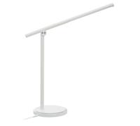 Orsina Contemporary White Touch Lamp, Sleek Aluminium Touch-Control Table Lamp, Rotatable Stem Modern Lamp