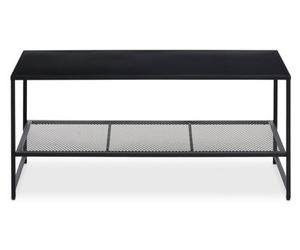 Orsina Convenient Black Metal Coffee Table, Sl offee Table For Livingroom, Industrial Design Decorative Table