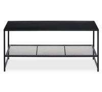 Orsina Convenient Black Metal Coffee Table, Sleek Coffee Table For Livingroom, Industrial Design Decorative Table Orsina Black