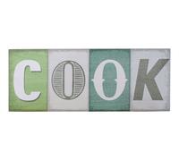 Orsina Cook Wall Plaque, Rustic Wooden Sign With Bold “Cook" Lettering, Natural Finish Adds Charm To Kitchen Orsina Multicolor