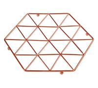 Premier Housewares 507558 Vertex Trivet, Copper , 22 x 22 x 2 cm