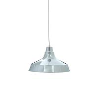 Orsina Copper Pendant Light With Wide Metal Shade, Warm Tone Ceiling Drop Lamp, Hanging Lamp With Wide Rim Shade in Silver Orsina Silver
