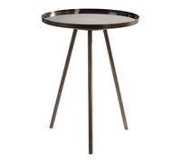 Orsina Corra Black Iron Finish Side Table