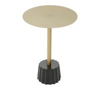 Orsina Corra Side Table With Black Base