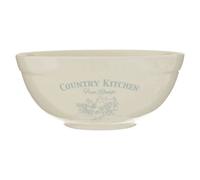 Premier Housewares 722778 Country Kitchen Mixing Bowl, 23 cm - Cream, Beige