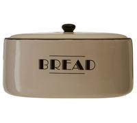 Orsina Cream Dolomite Bread Bin With Decorative Trim & Knob Handle, Modern Bread Storage Container For Gifting Orsina Cream
