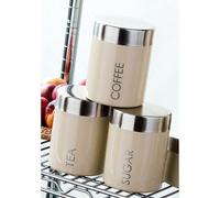 Premier Housewares Coffee Canister - Cream