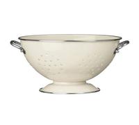 Enamel Retro Colander Premier Housewares Cream One Size