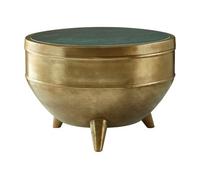 Orsina Crest Green Marble Top Table