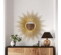 Orsina Cristal Wall Mirror With Gold Finish Frame