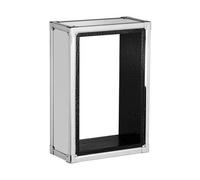 Orsina Crocodile Leather Effect Single Shelf Wall Cube, Wall Mounted Box Shelves, Storage Cube For Wall, Cube Walls