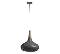 Orsina Curved Down Pendant Light in Grey Orsina Grey