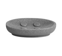 Premier Housewares 1601507 Canyon Soap Dish - Grey 3 x 14 x 9 cm