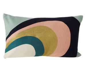 Orsina Curved Stripes Soft Fabric Cushion