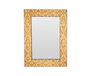 Orsina Damask Patterned Frame Wall Mirror