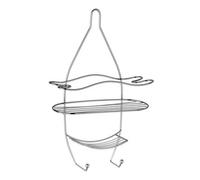 Orsina Dara 3 Tier Chrome Shower Caddy With Hooks