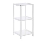 Orsina Dara 3 Tier Rustic Bathroom Shelf in White Orsina White