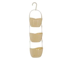 Orsina Dara 3 Tier Shower Caddy in Cream Orsina Cream