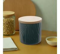 Bali Dark Green Small Storage Jar With Bamboo Lid Premier Housewares Green One Size