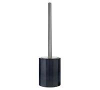 Orsina Dark Grey Toilet Brush, Marble Effect Lavatory Brush, Bathroom Toilet Scrubber Brush For Modern Interiors Orsina Grey
