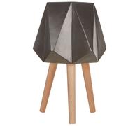 Orsina Darnell Black Multifaceted Planter - 62Cm