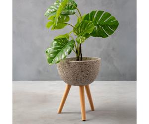 Orsina Darnell Medium Grey Speckled Planter
