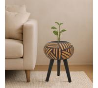 Orsina Darnell Natural & Black Tapered Planter Orsina Multicolor