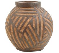 Orsina Darnell Round Brown Planter Orsina Brown
