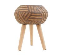 Orsina Darnell Round Brown Planter With Angular Legs Orsina Brown